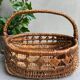 Vintage wicker basket