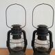 Duo of royalux old storm lamps