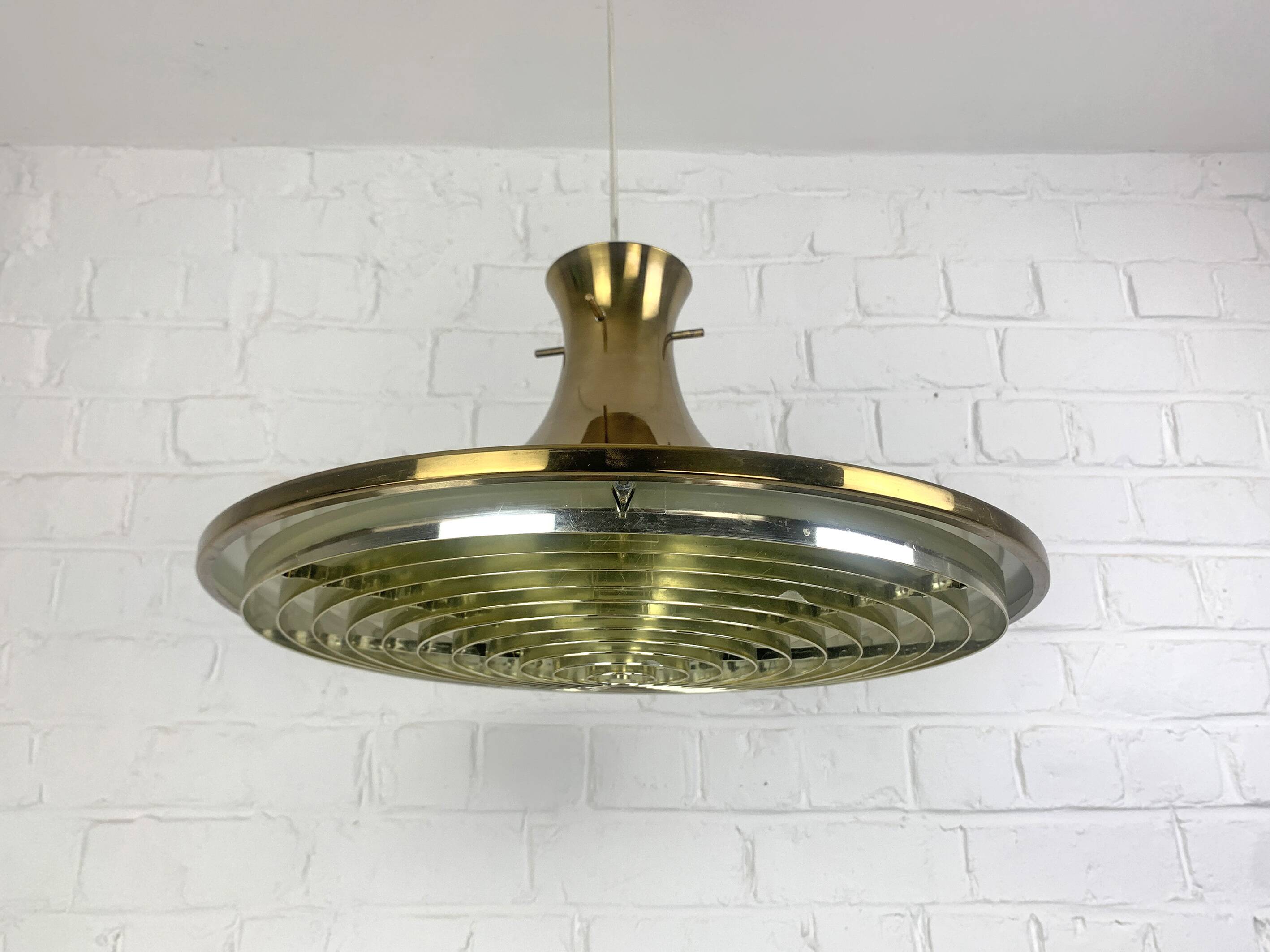 Vintage Scandinavian pendant light, Rex Lennart for Ikea, Sweden 1971