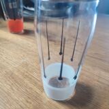 Set of 5 vintage screen-printed glasses