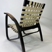 Fauteuil noir vintage par Jan Vaněk