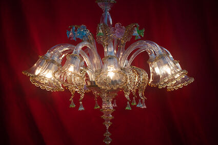 Murano glass chandelier circa 1980