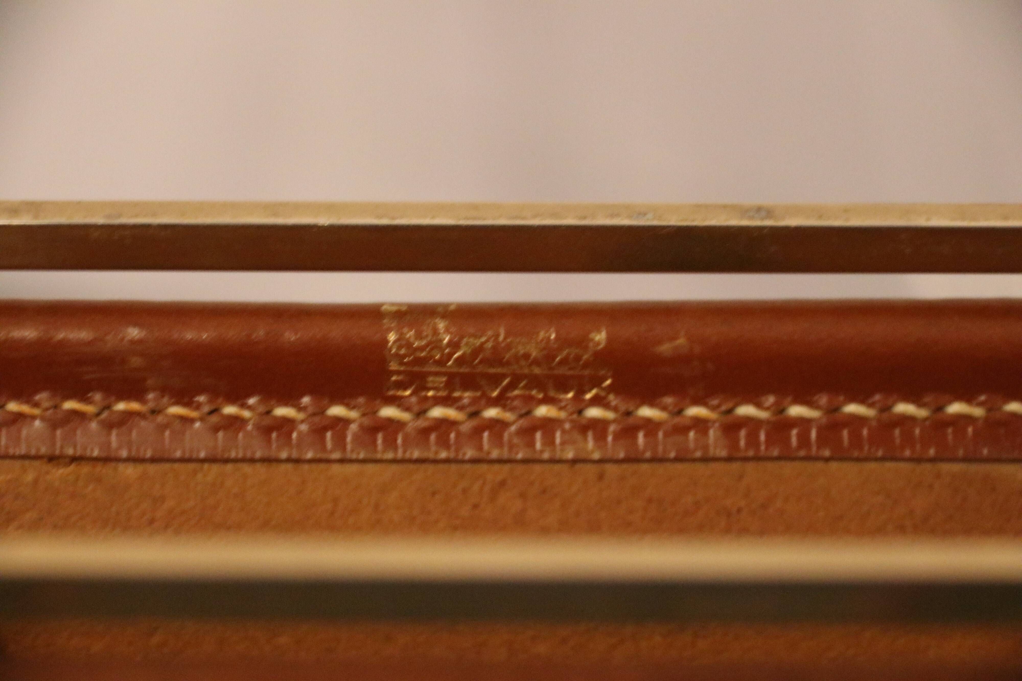 Desk accessories - letter holder & calendar - by Delvaux - Belgium - 1970's