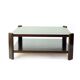 Table basse en hêtre, Hikor Pisek Tchécoslovaquie années 1980