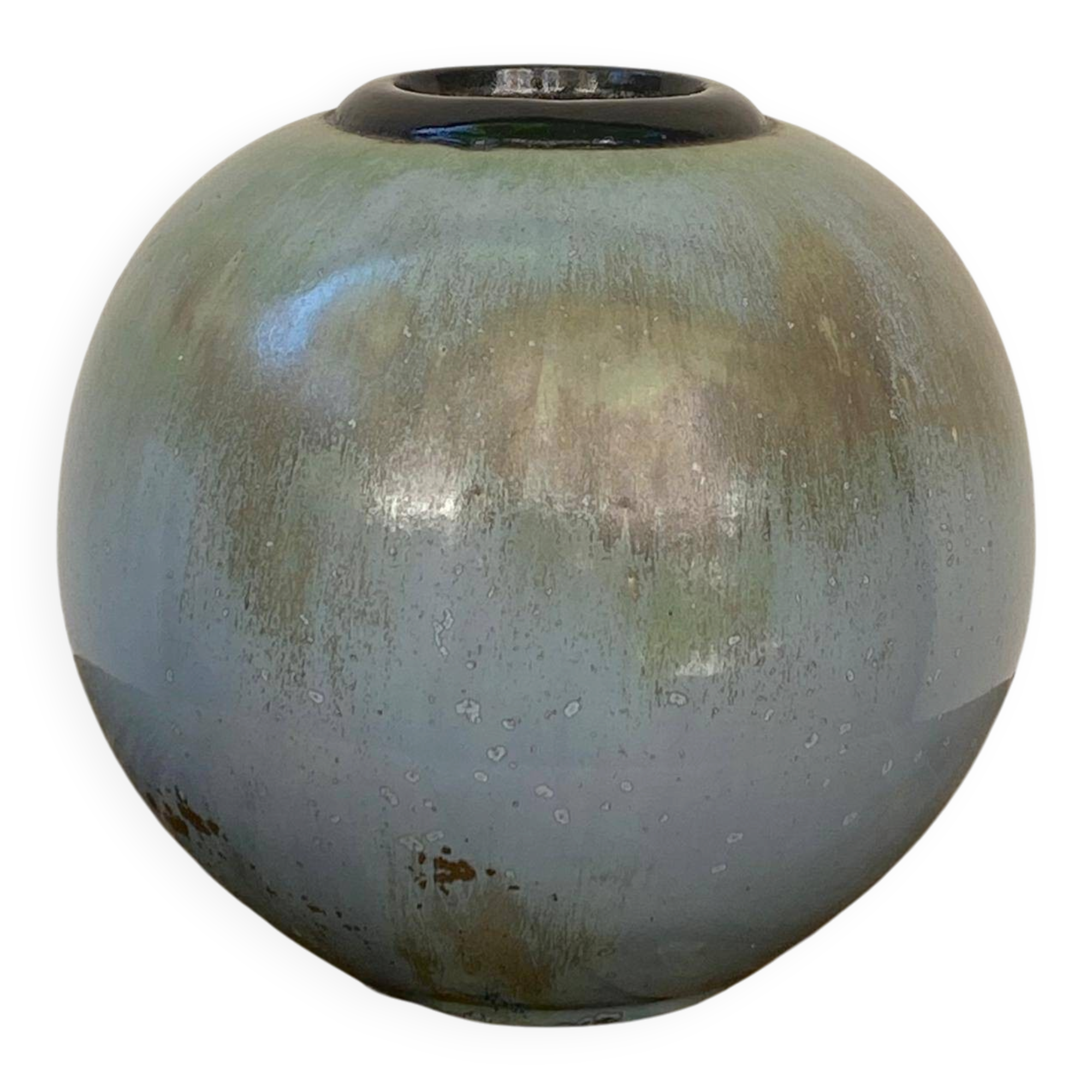Vase boule Art Déco  A Gentil et F.E Bourdet