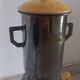 Yellow 1950s coffee pot porcelain and Bakelite selecta