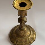 Louis XV period bronze candlestick, 18th century