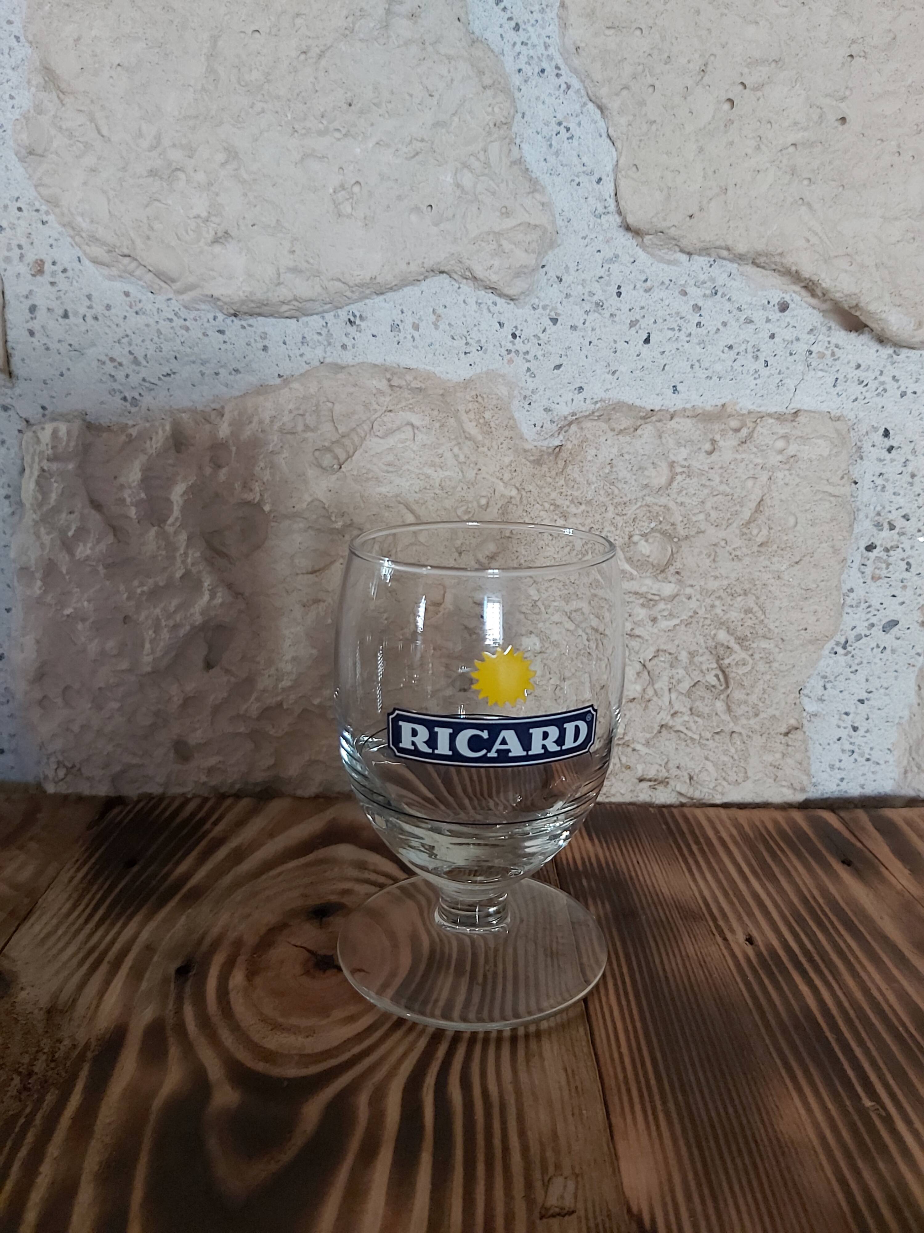 Set of 6 Ricard balloon glasses