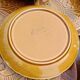 Service of 12 fish barbotine plates – antique faience from Sarreguemines