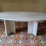 Travertine table