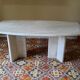 Table en travertin
