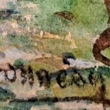 Impressionist watercolour - André Beronneau - Paris, the Seine - 1920