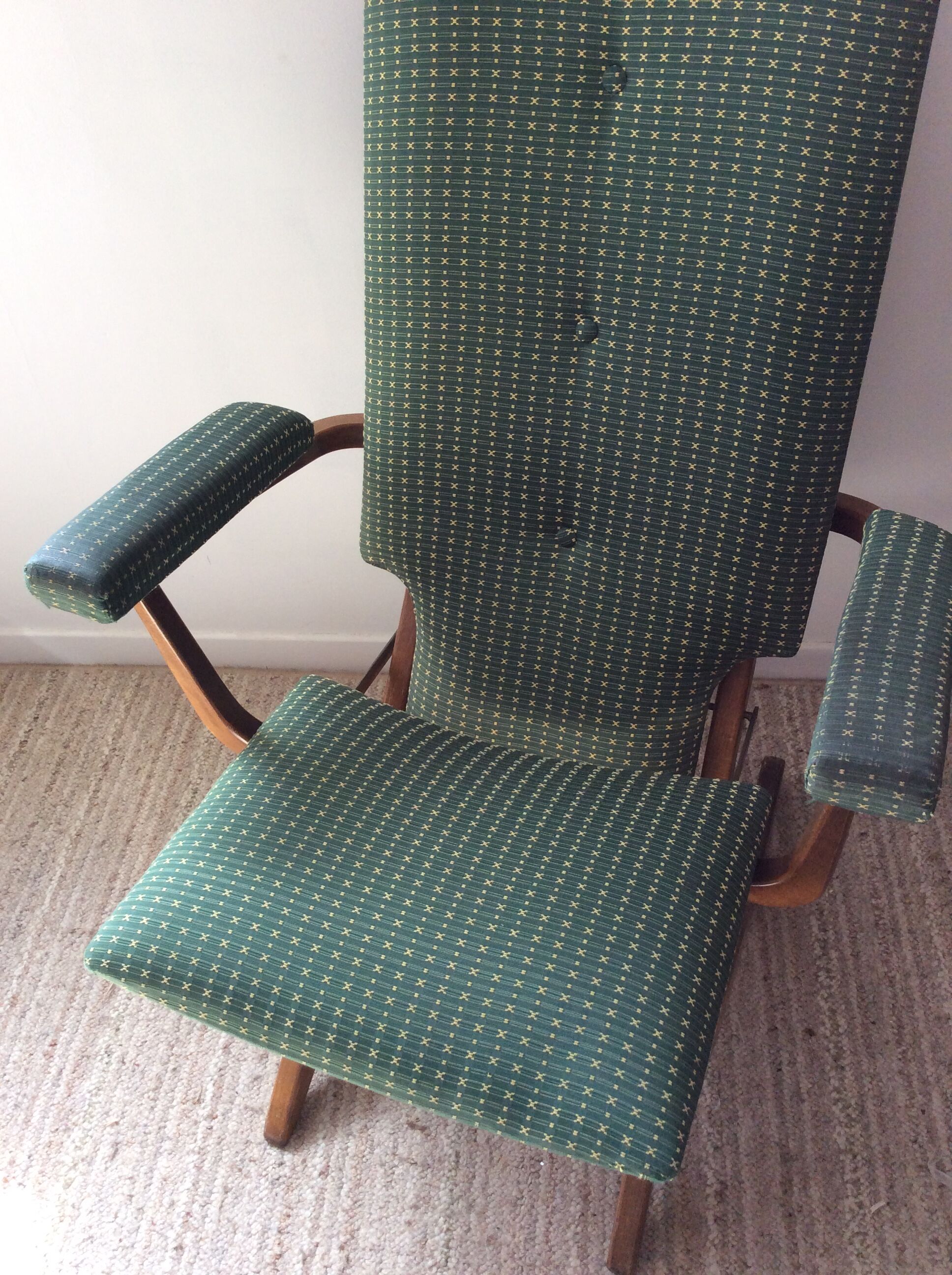 Folding armchair from the 50s