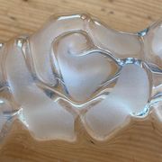 Plat de présentation verre Waltherglass-Germany-Années 70