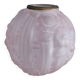 Vase boule art déco rose