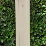 Narrow old paneled molded cupboard door h220x42cm