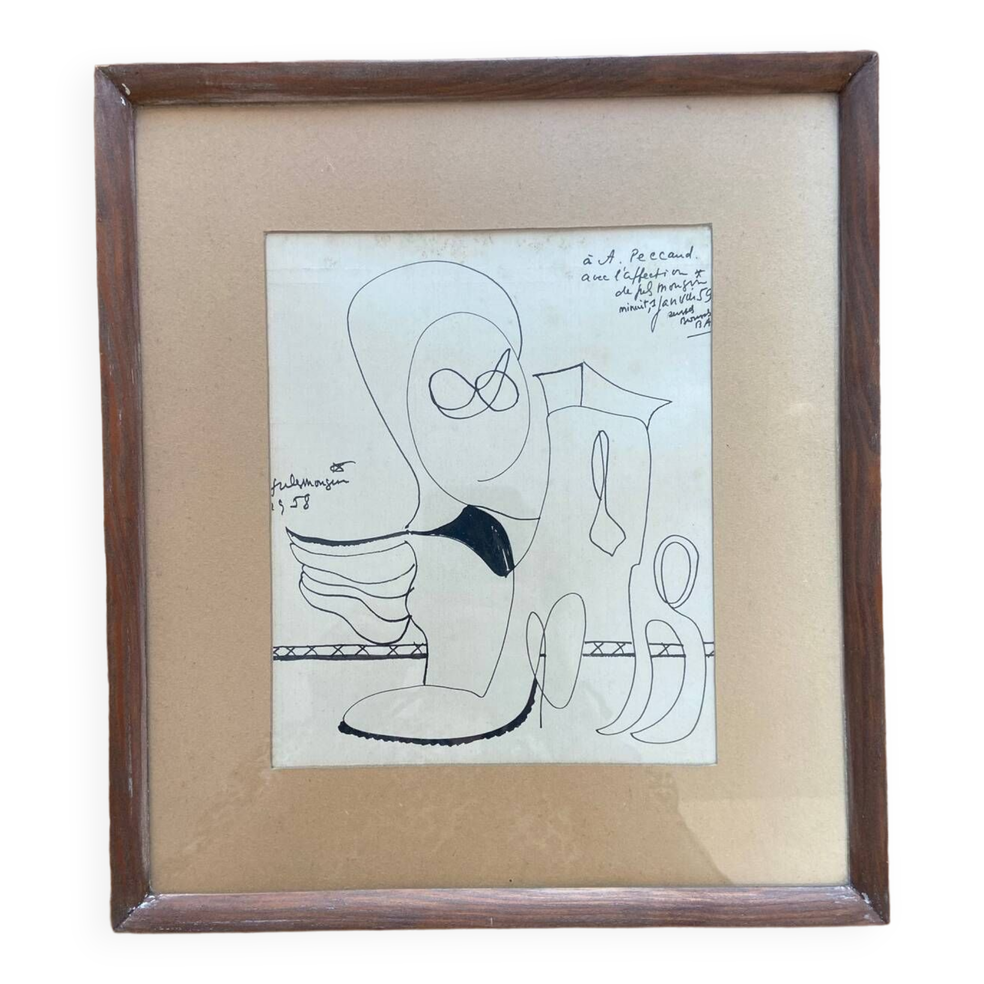 Drawing Art Brut, 1958