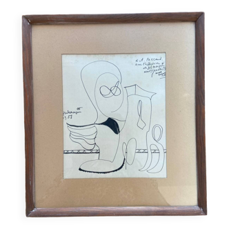 Dessin Art Brut, 1958