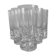 Set of 6 Kosta Boda aperitif glasses with bubbled stem