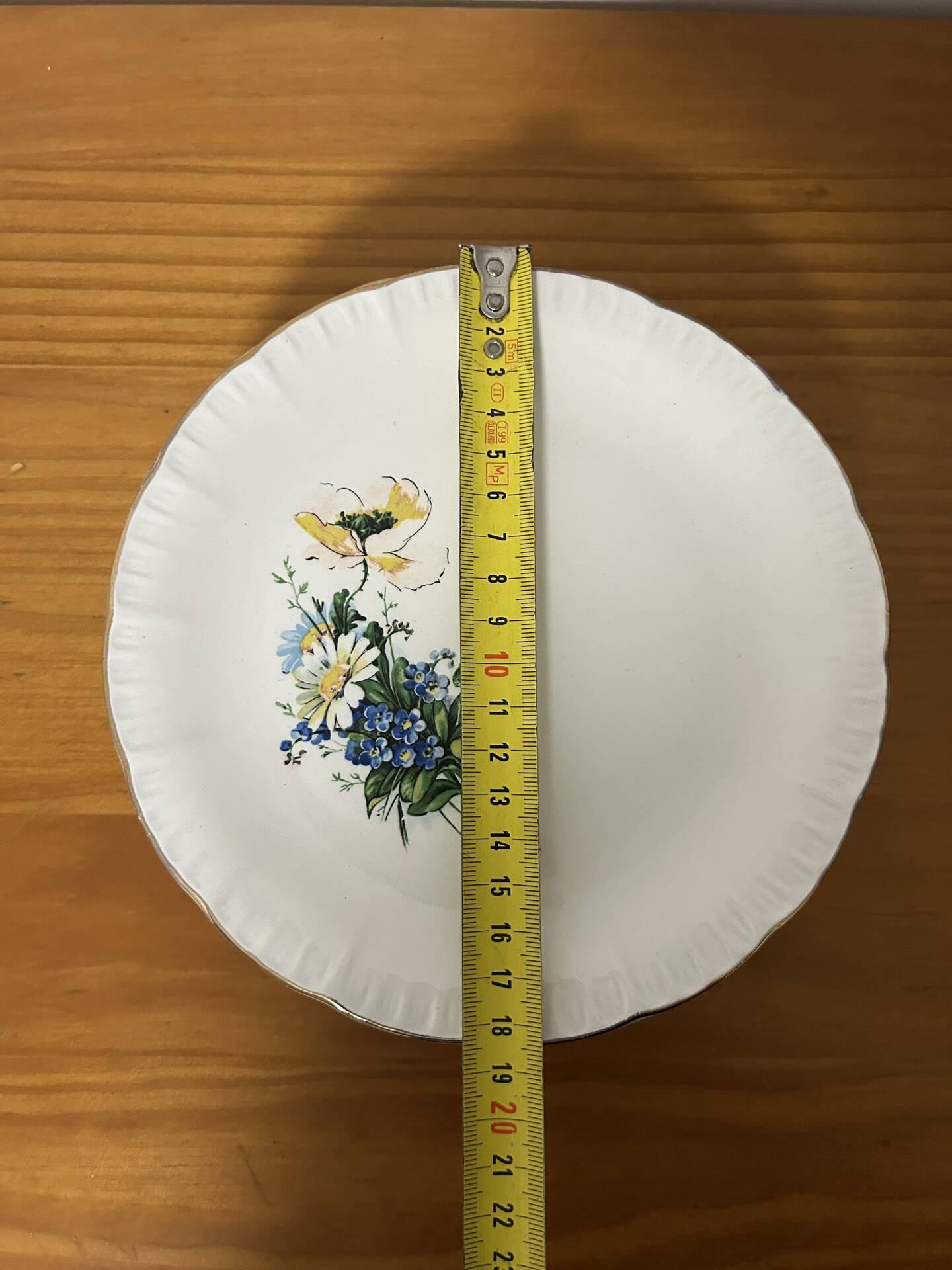 Set of 10 Antique Dessert Plates Digoin & Sarreguemines - Model