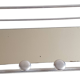 Vintage wall coat rack
