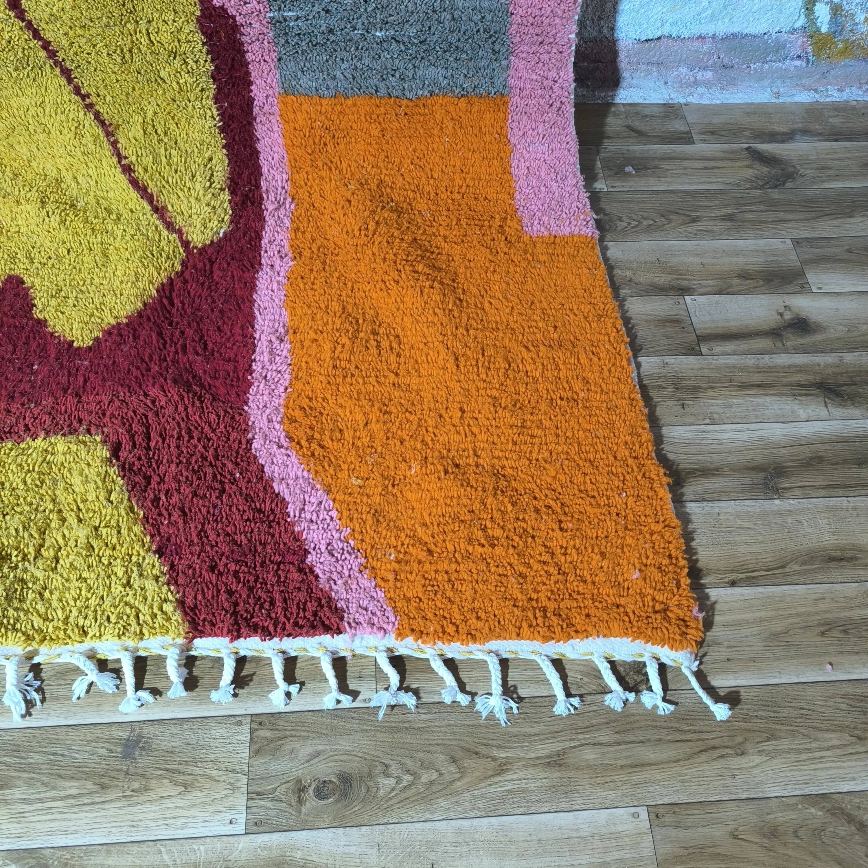 Traditional Moroccan wool rug 3 x 2 m