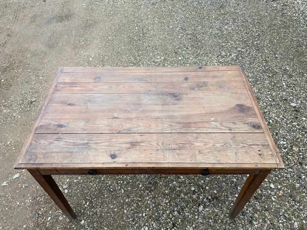 Oak and fir farmhouse table