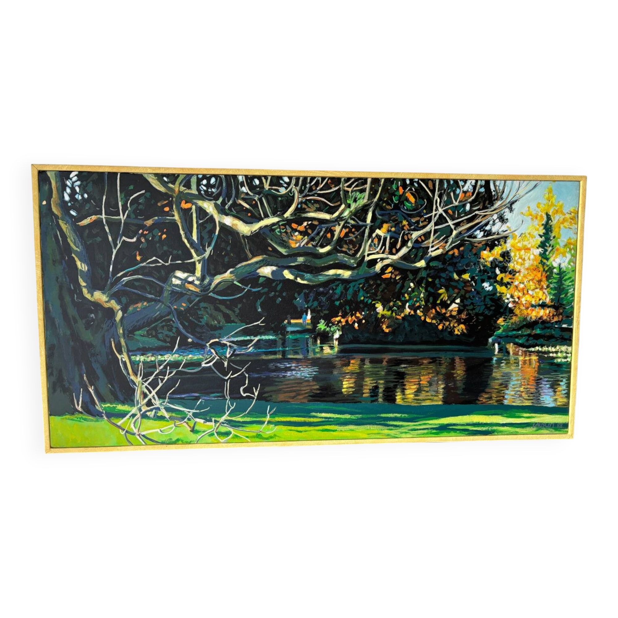 Signed landscape from 1988