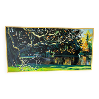 Signed landscape from 1988