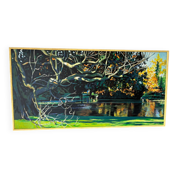 Paysage signé de 1988