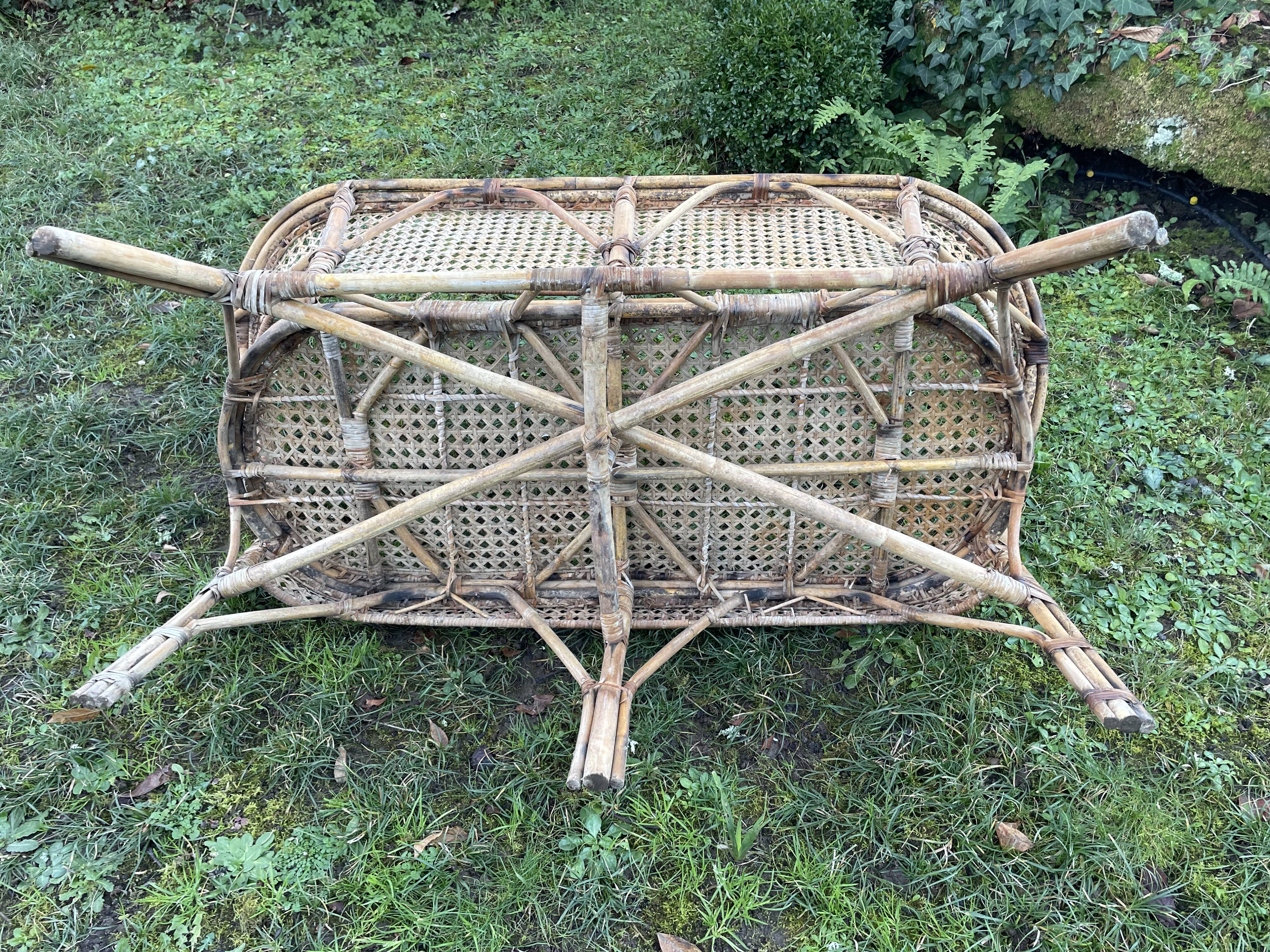 Rattan garden furniture