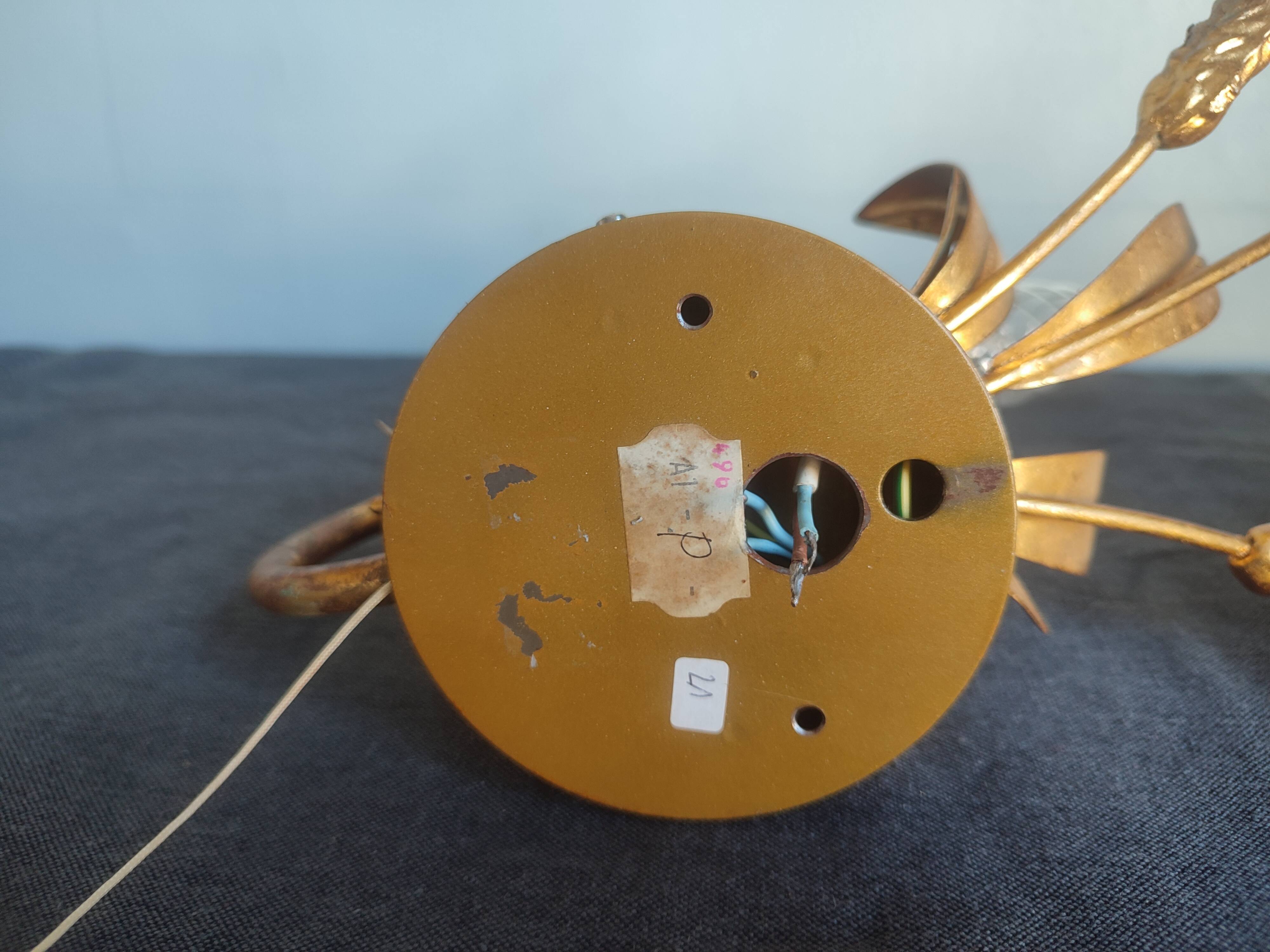 Pair of vintage Italian Hollywood Regency style sconces