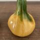 Vintage barbotine pepper and salt shaker in the shape of garlic and onion