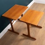 Retro Teak 1960s G Plan Fresco Nest Of Two Coffee Tables Side Tables