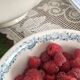 Antique ironstone bowl HBCM Roses