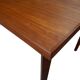 Table à manger extensible en teck, années 1960