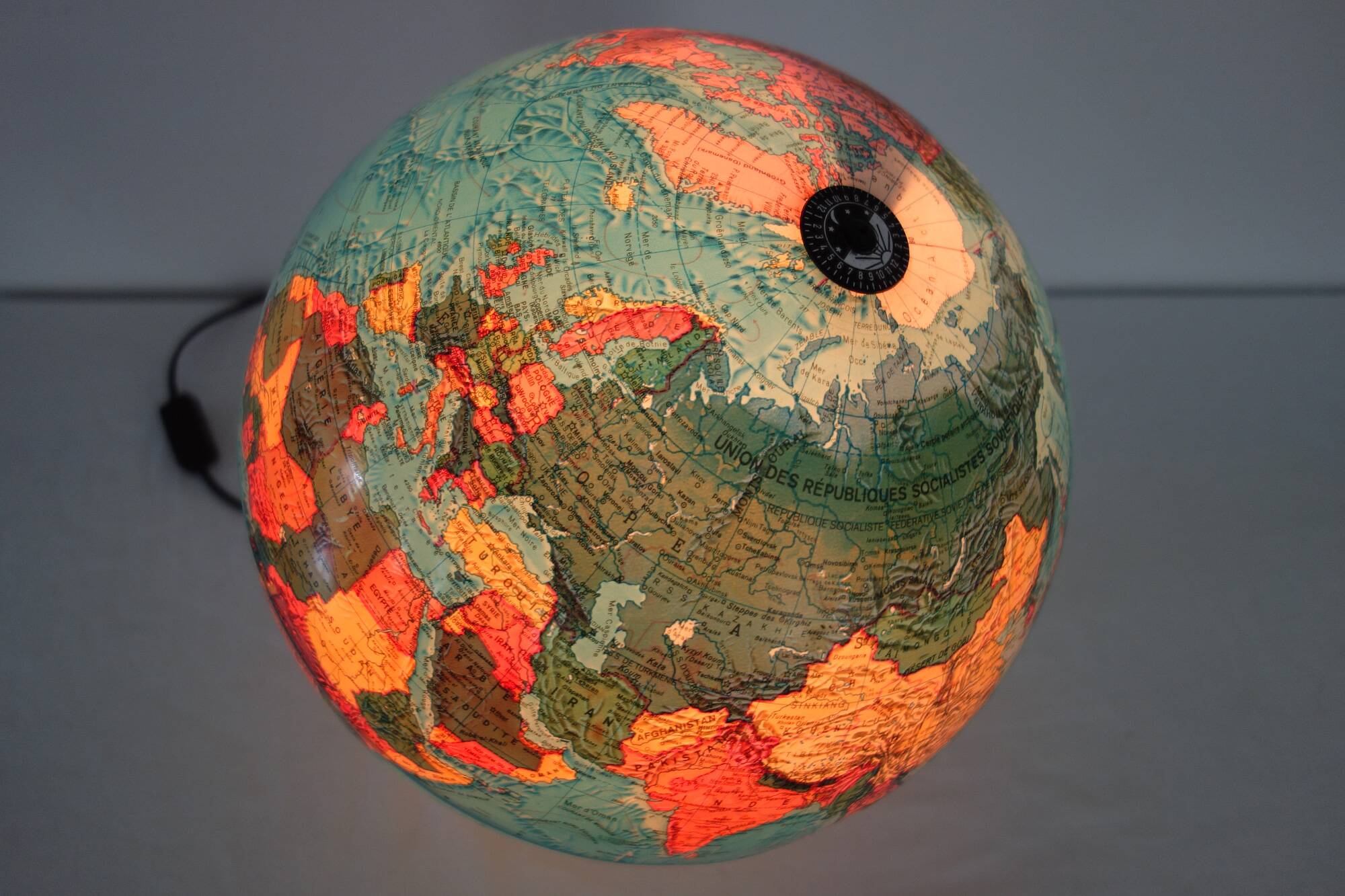 Illuminated Scan Globe, 1980s Denmark