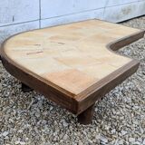 Vintage Vallauris Herbier Design Coffee Table Signed Barrois