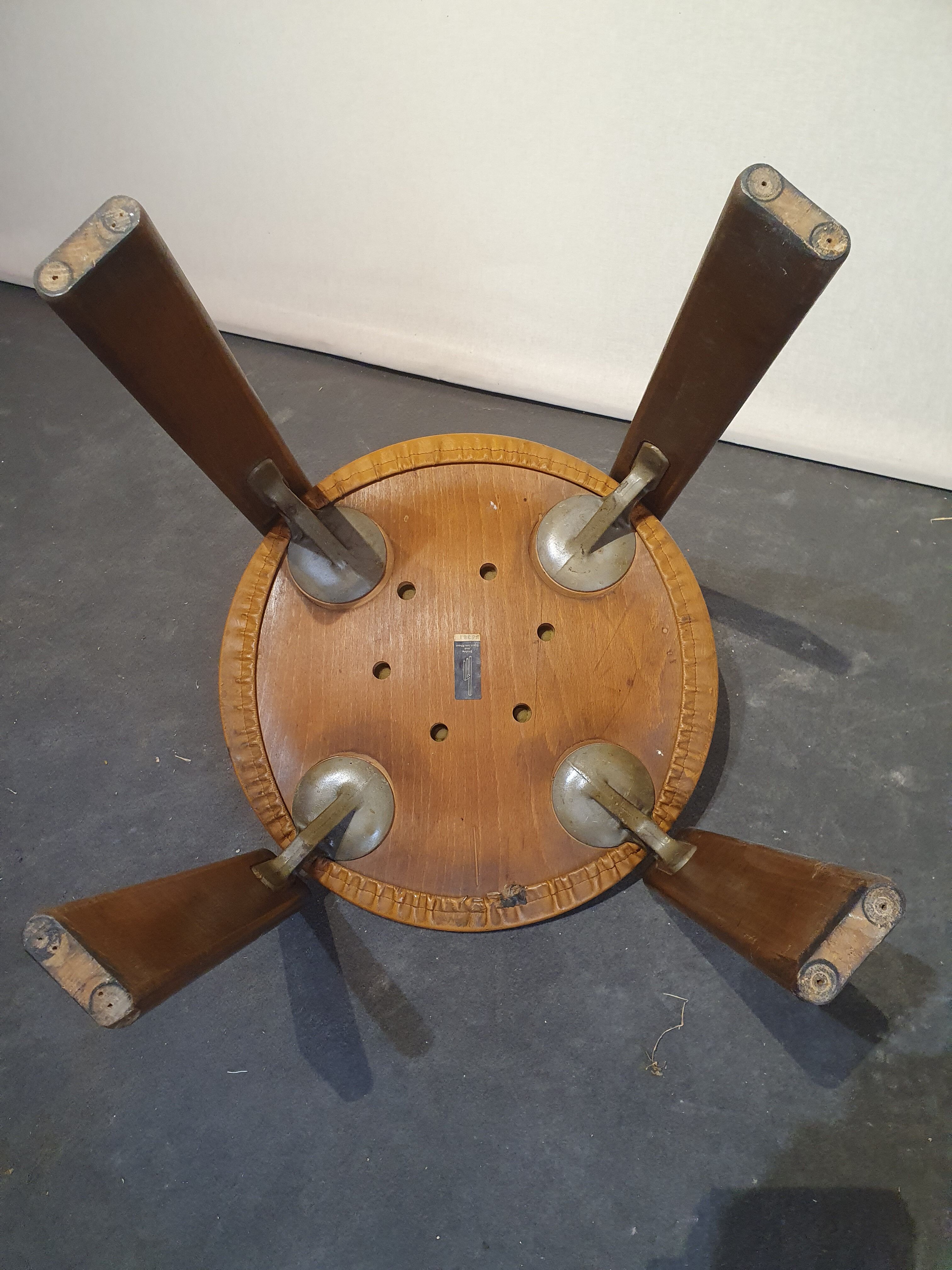 6 chairs by Bruno Rey, edited by Dietiker and manufactured by the workshop "Stuhl aus Stein am Rhein"