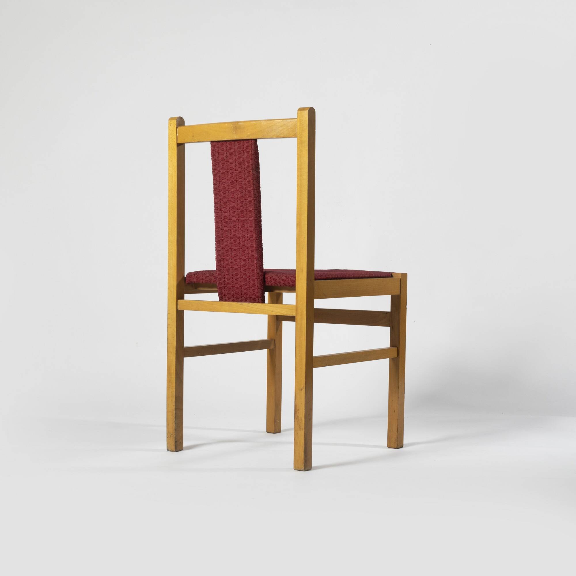 Set of 2 minimalist dining chairs model A-85, Jafameg, Poland, 1960s