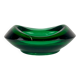 Vide poche / cendrier en verre vert, Tchéquie, 1960