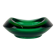 Vide poche / cendrier en verre vert, Tchéquie, 1960