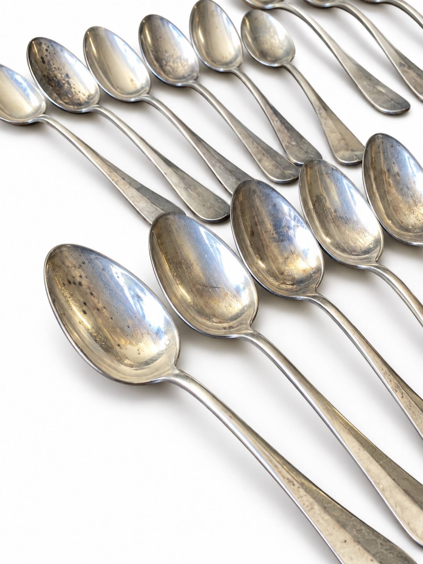 Lot 36 couverts argenterie fourchette grande et petite cuillère