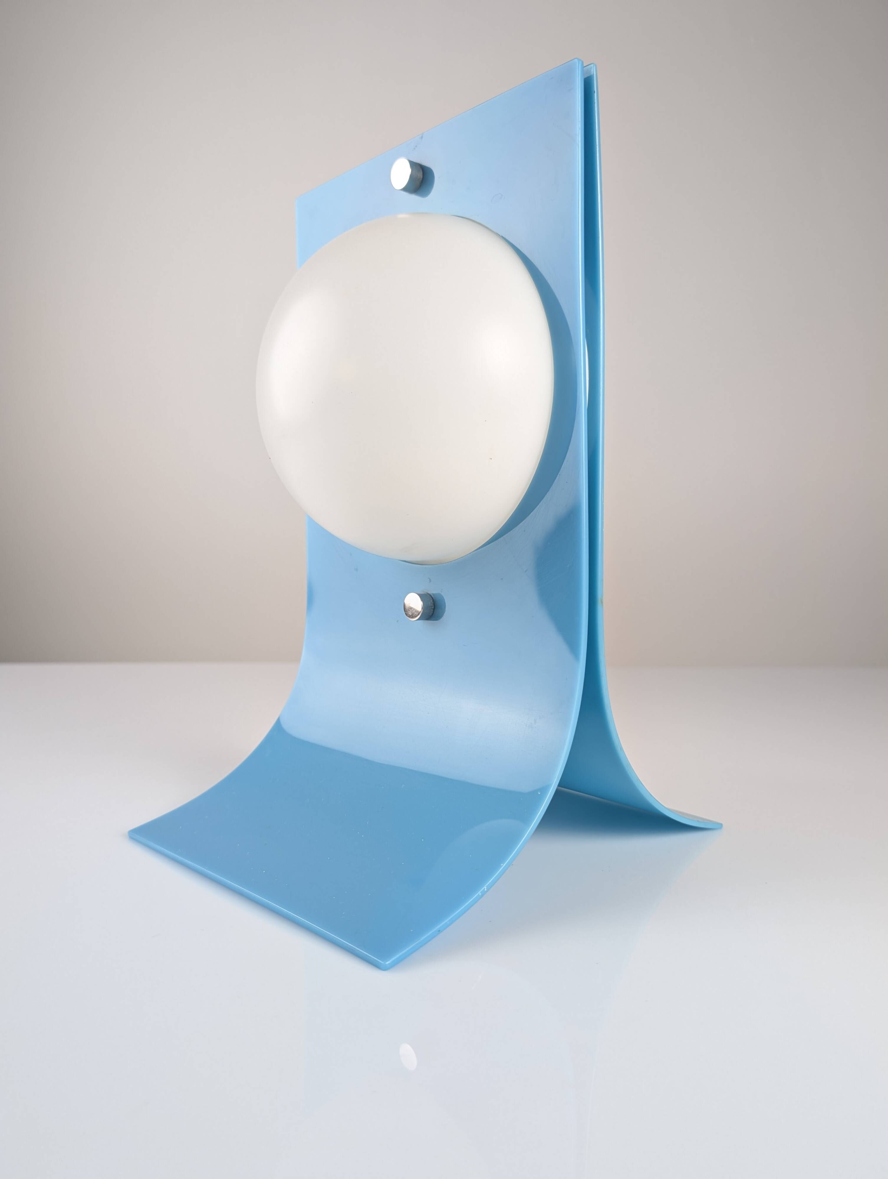 Lampe Area bleue de Neal, petite taille, années 1960