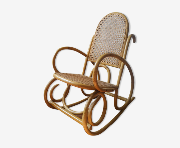 Fauteuil à bascule enfant vintage