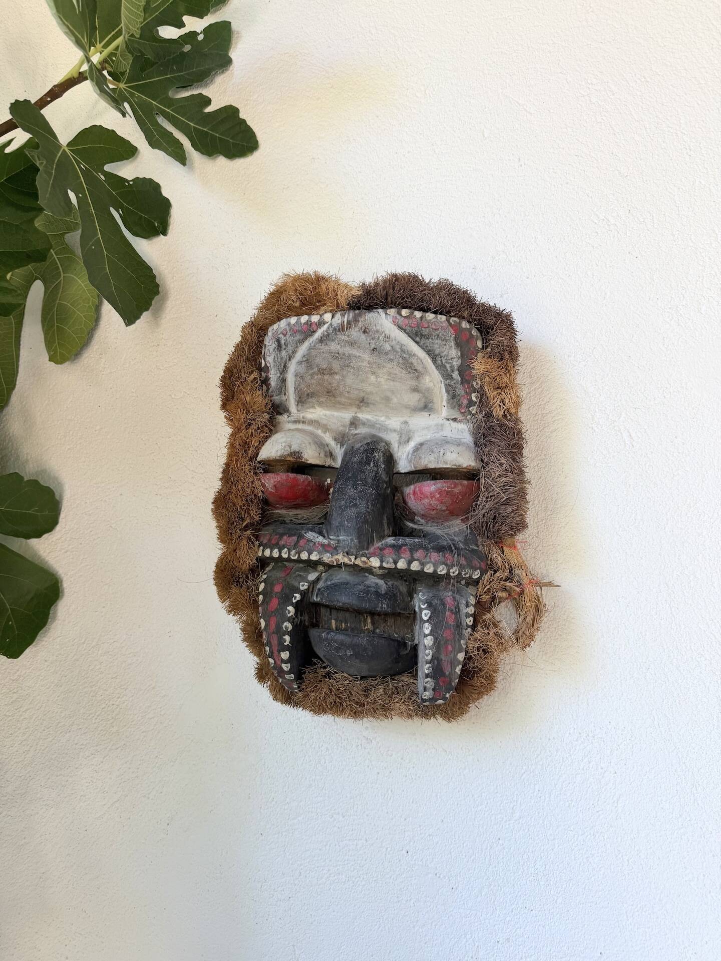 We Guéré Mask Côte d'Ivoire polychrome