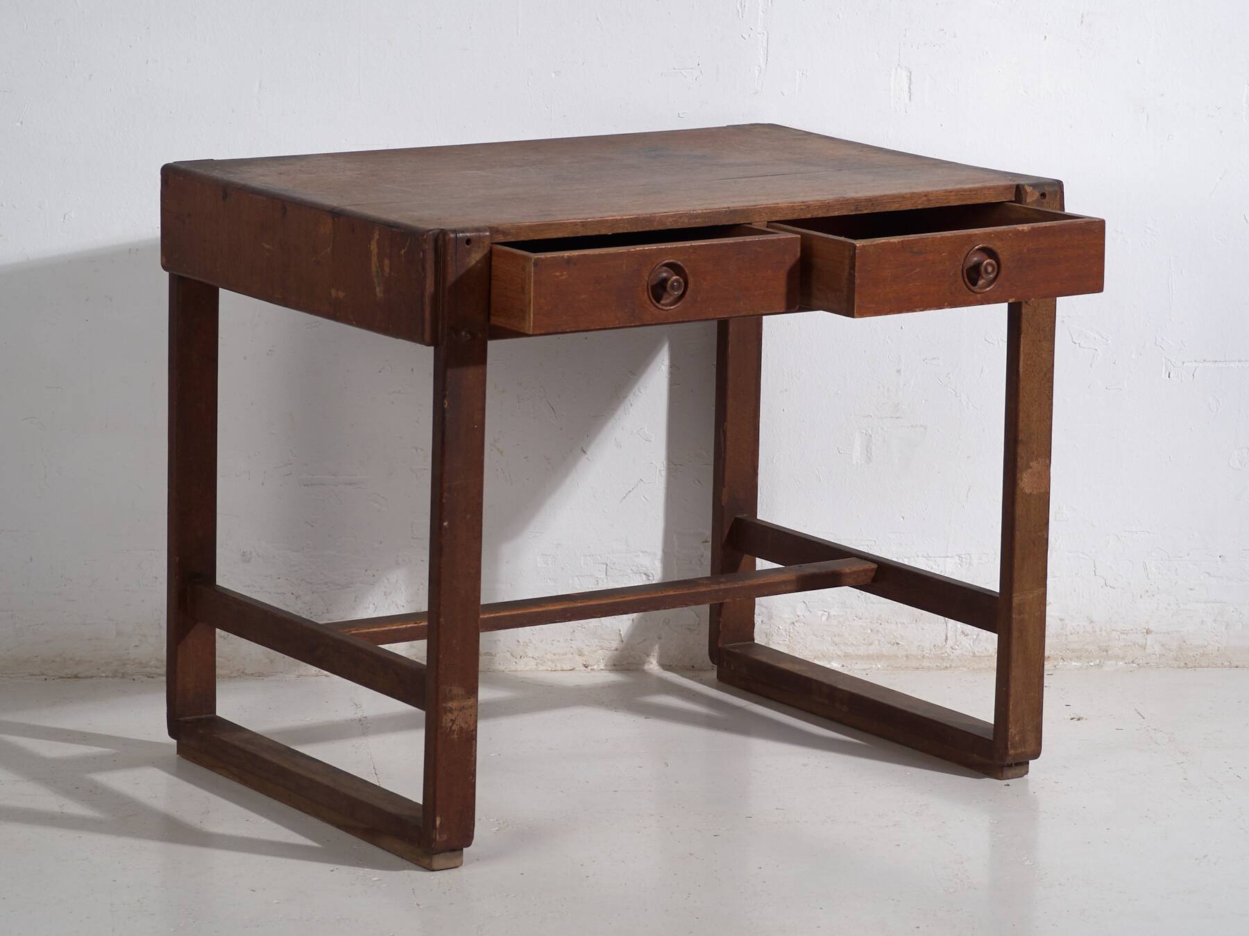 Bureau japonais ancien de type tsukue – Période Taisho/Showa (c.1910-1940)