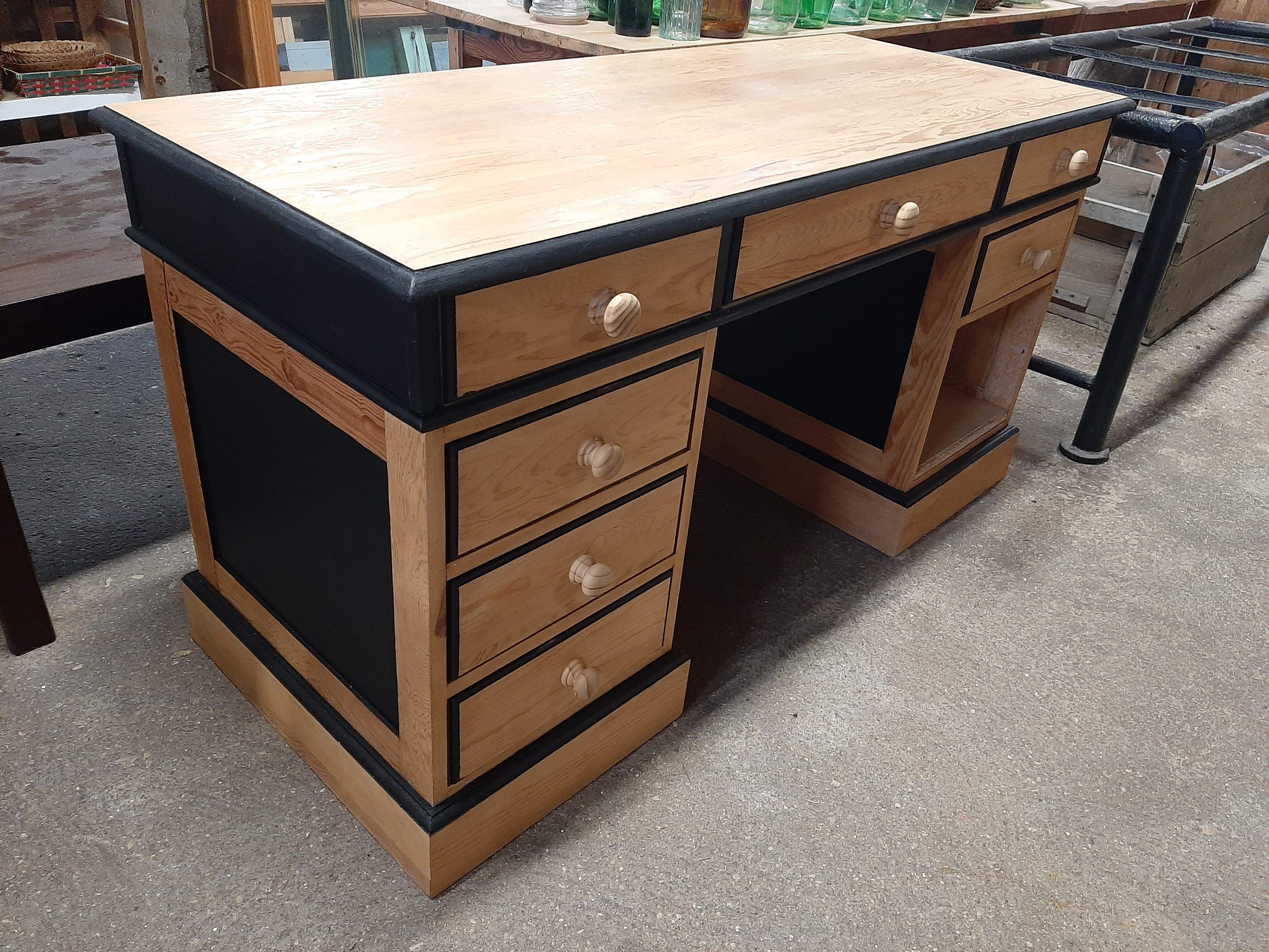 Solid pine desk