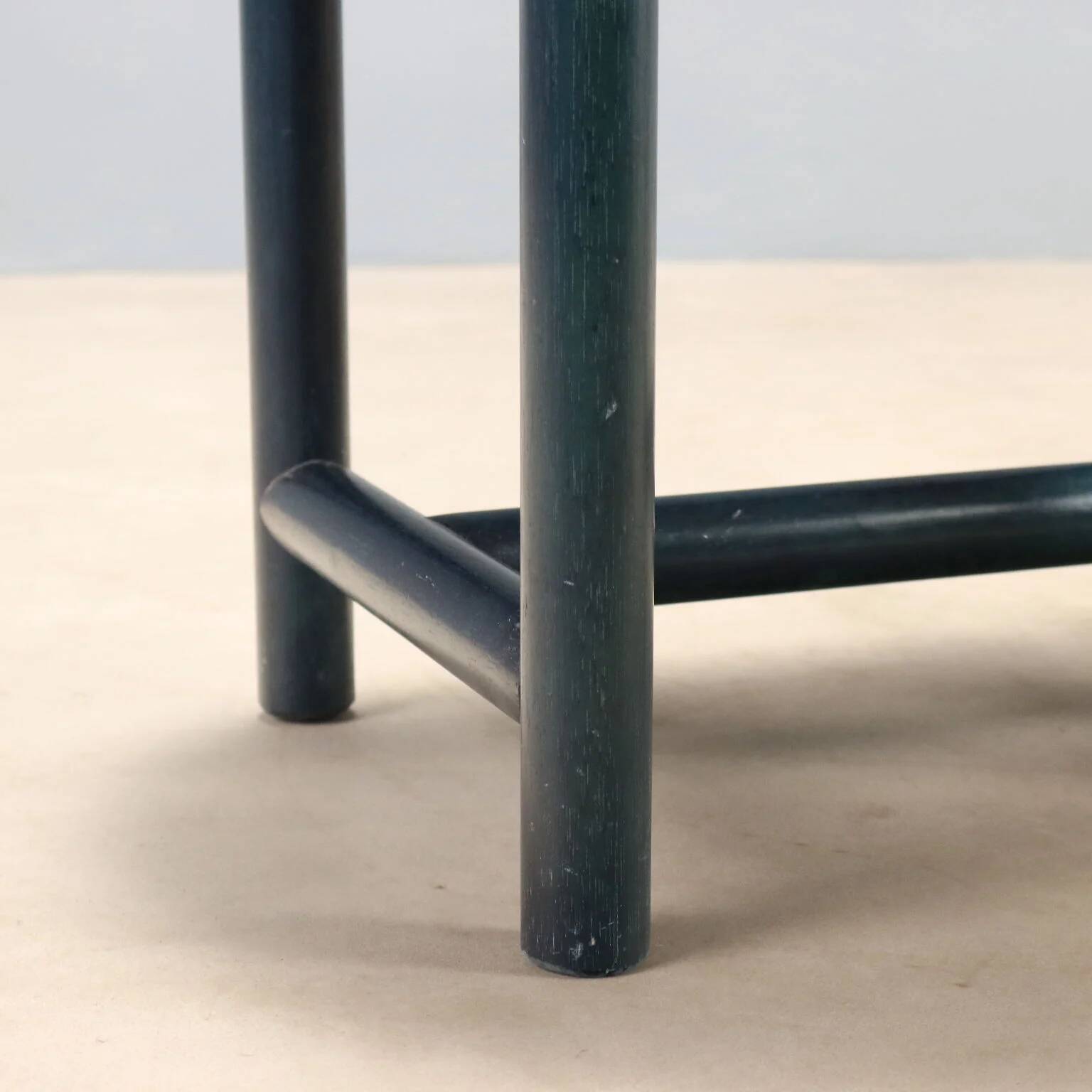 1980s wooden bedside table by Roberti Rattan