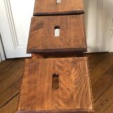 Set of 3 high stools